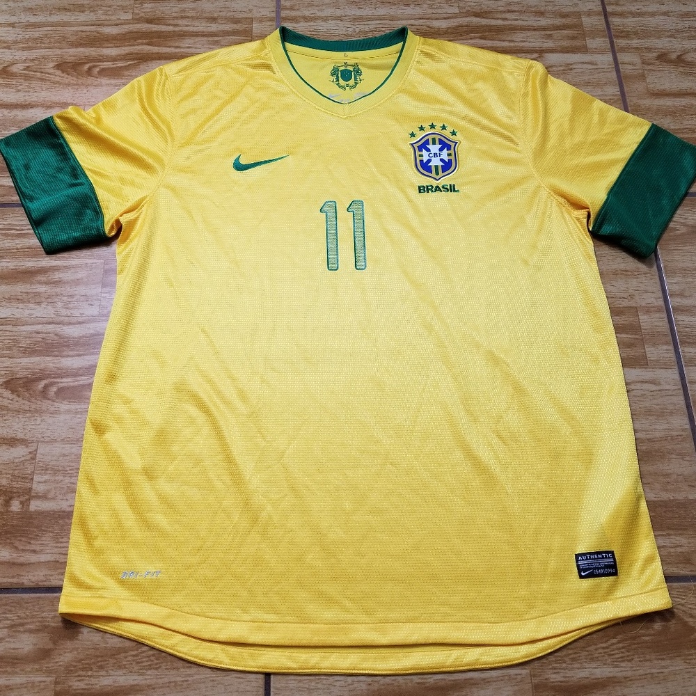 Nike Brazil Parmigiani World Cup Soccer Jersey XL